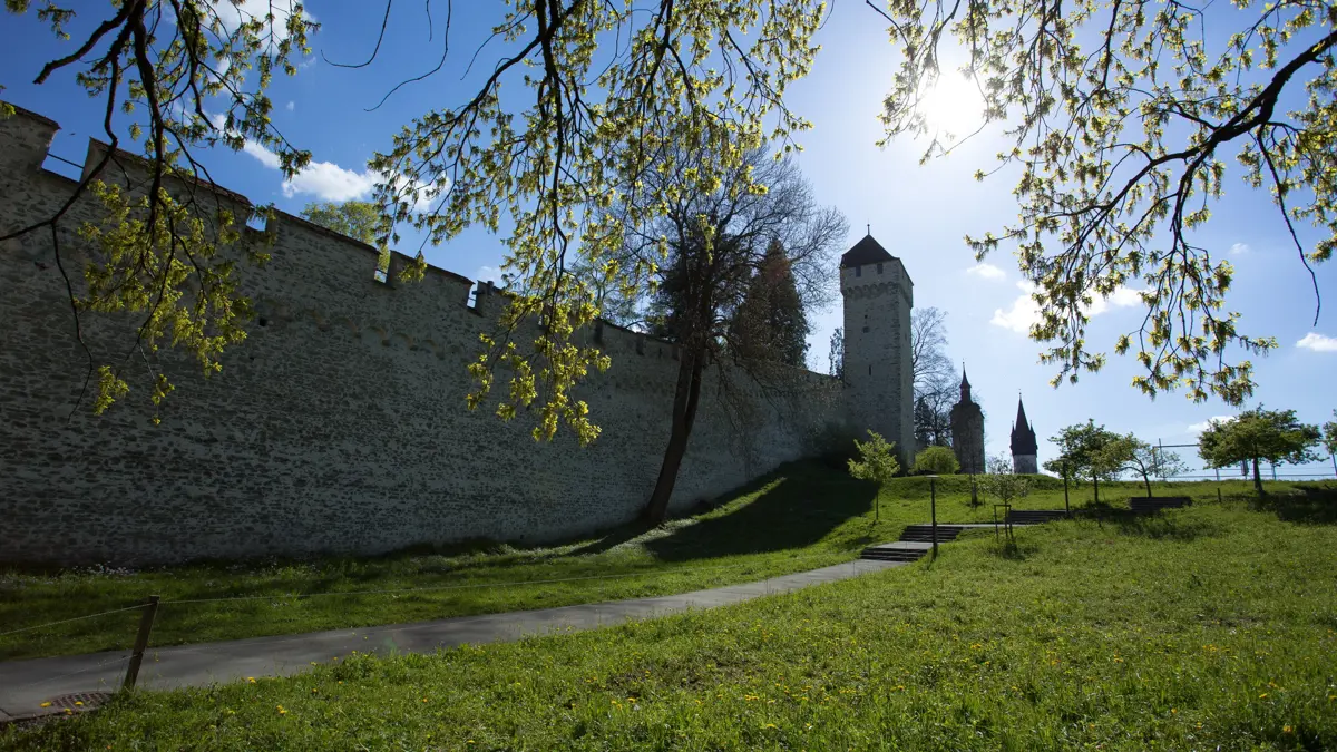 Musegg Wall Lucerne Switzerland