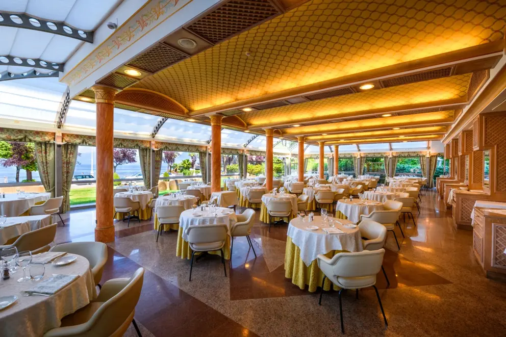 Hotel Astoria, Stresa, Lake Maggiore, Dining Room [7]
