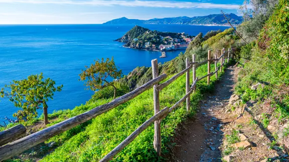 Walking trail with Sea Views