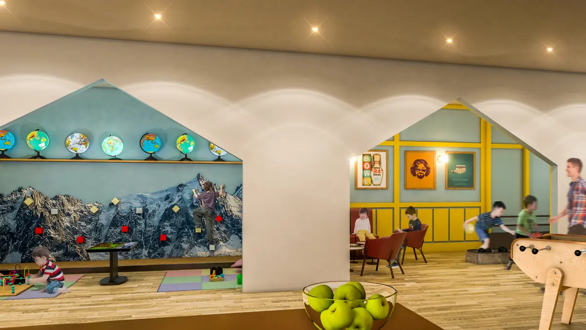 Hotel Plan B Games Room