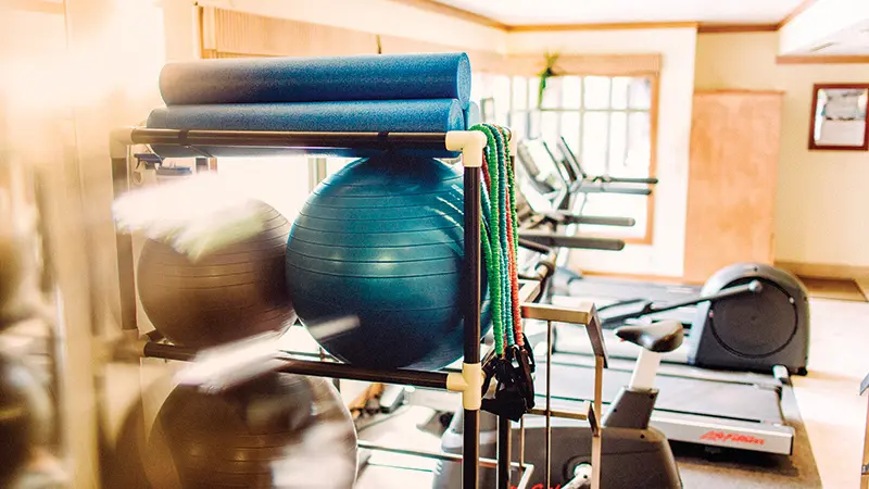 Pan Pacific Village Centre Hotel Whistler Canada Gym
