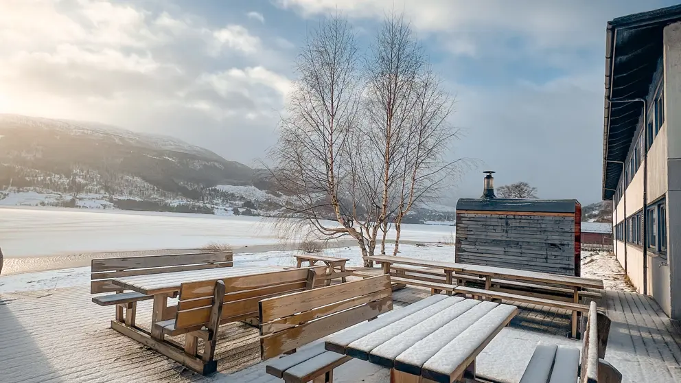 Voss Vandrarheim Hostel Norway Terrace [3]