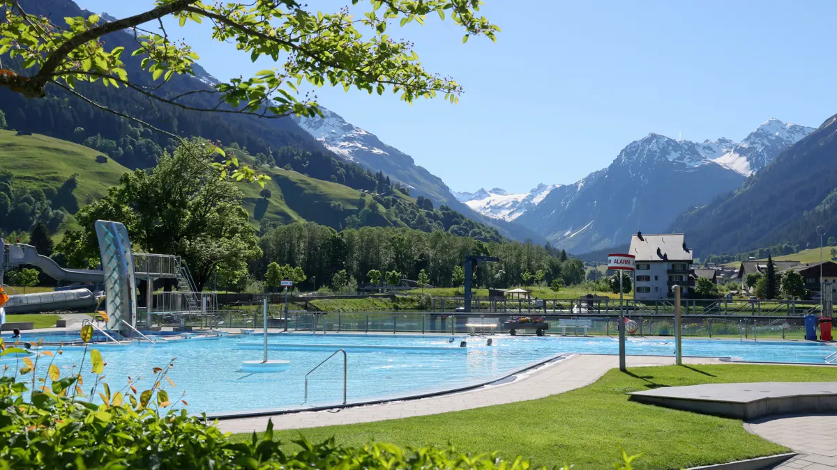 Klosters Beach Public Pool ©Destination Davos Klosters/Andy Mettler