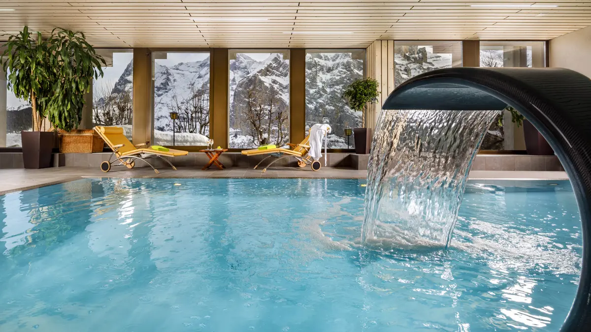Hotel Eiger Mürren Indoor Pool 1