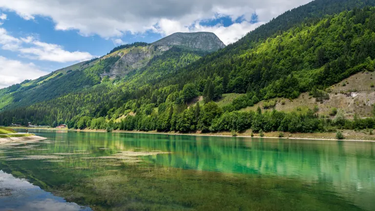 A scenic view of a landscape