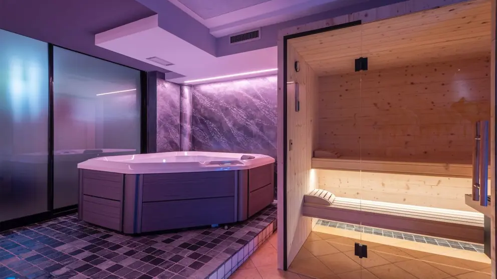 11 Magic Whirpool Private Spa Sauna [3]