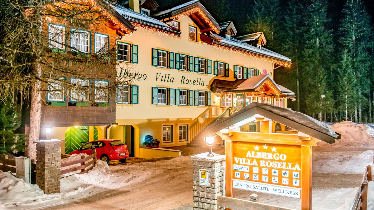 Inghams Italy Dolomites Penia Hotel Villa Rosella External