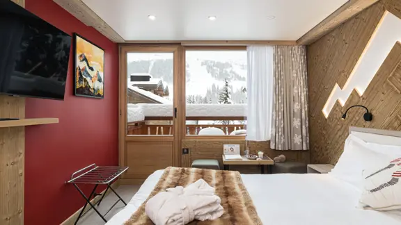 Snow level bedroom