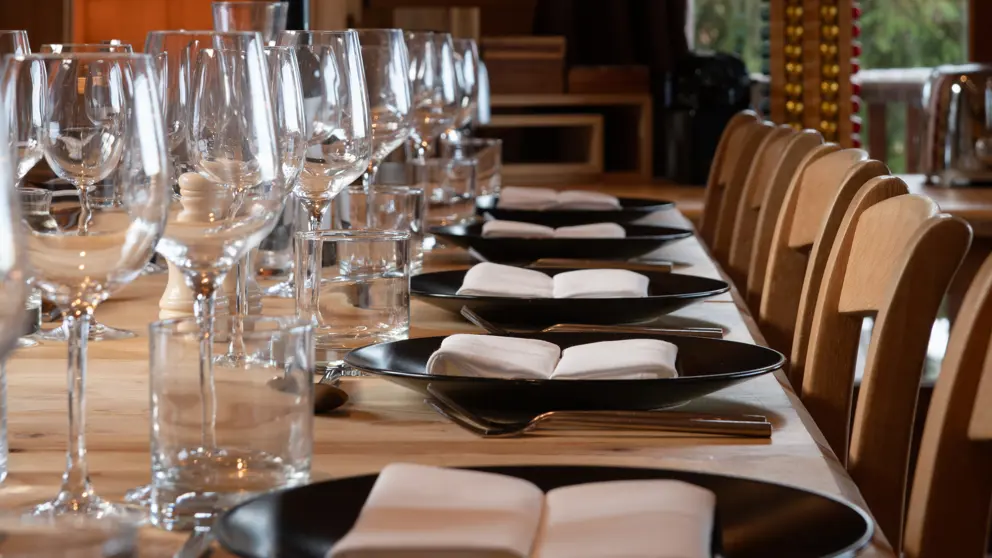 Chalet Jardin Alpin La Tania Dining Room [8]