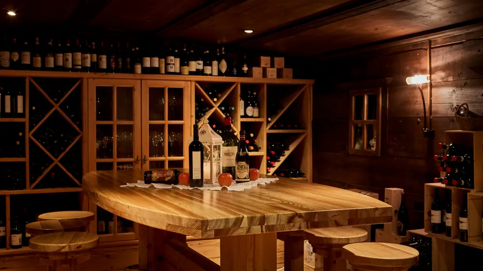 Italy, Dolomites, Corvara, Sporthotel Panorama, Wine Cellar [7]
