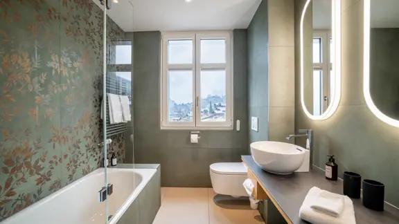 Example bathroom with bath