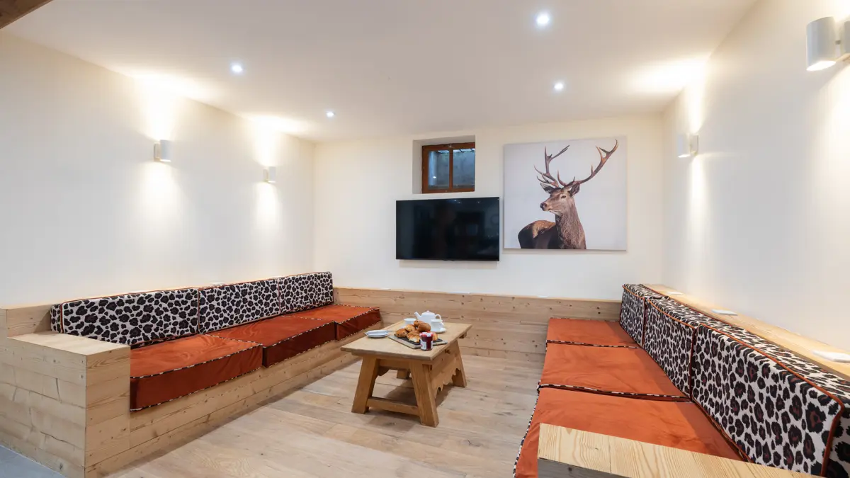 Chalet La Bergerie Living Room