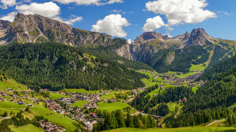 A scenic view of a landscape