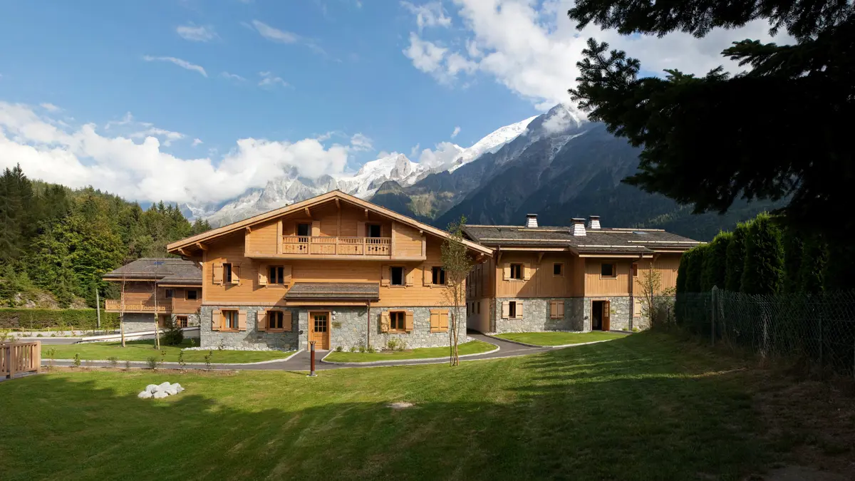 Le Hameau De Pierre Blanche Apartments Les Houches Apartment Exterior Summer