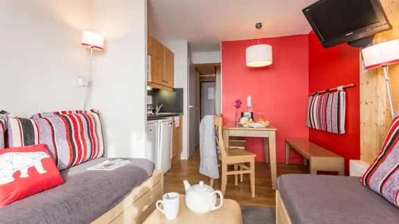 Studio apartment interior