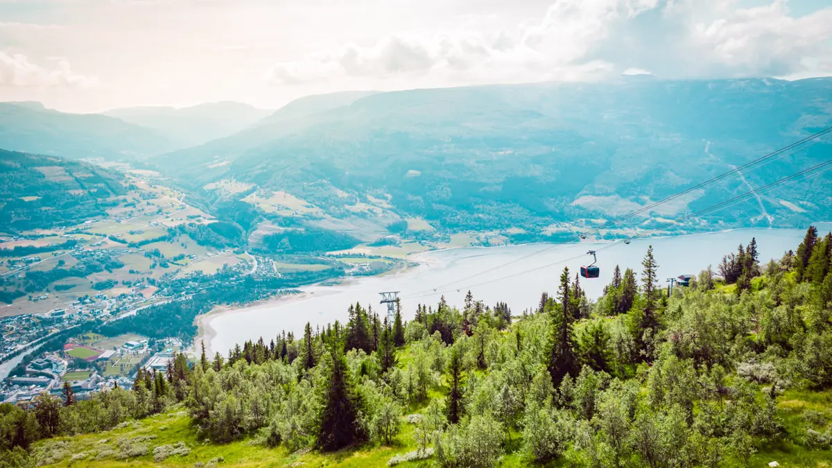 Voss Norway Lake From Above Copyright Jon Hunnalvatn Ton Voss Resort