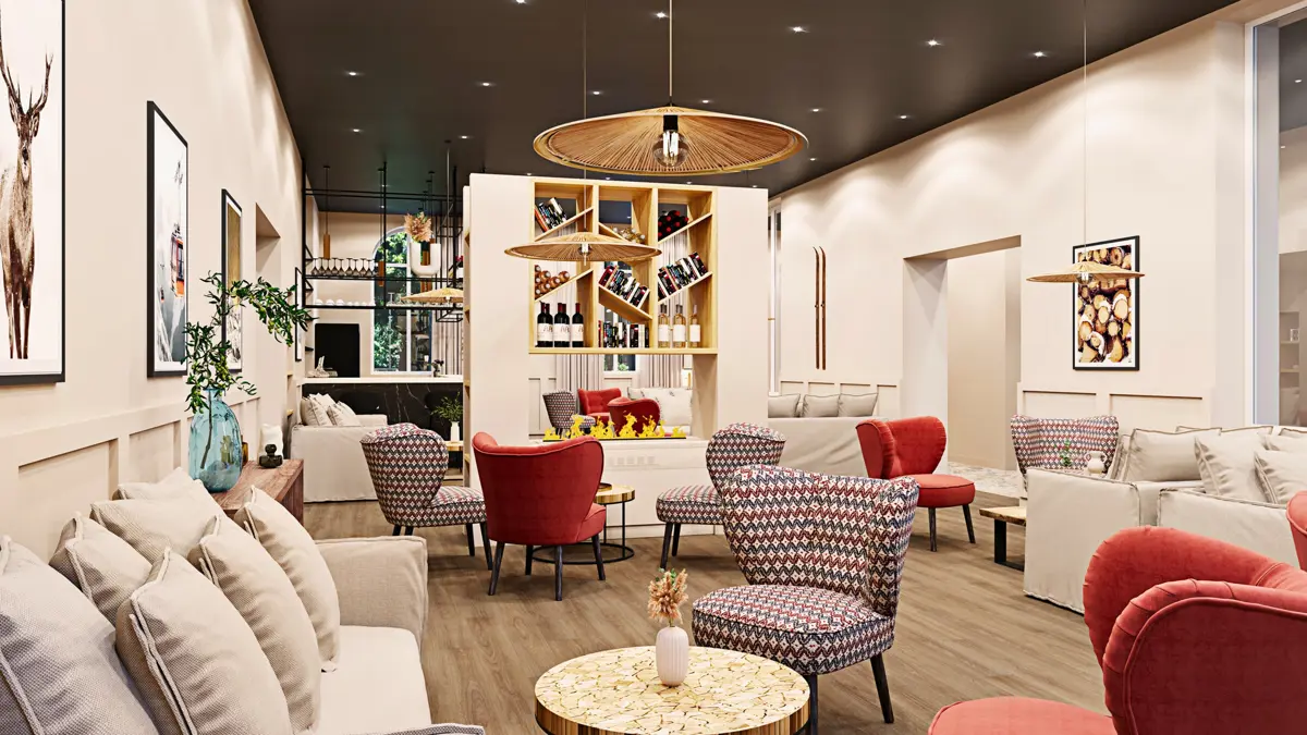 Hotel Garrigae Caserbe Briancon Serre Chevalier Lounge