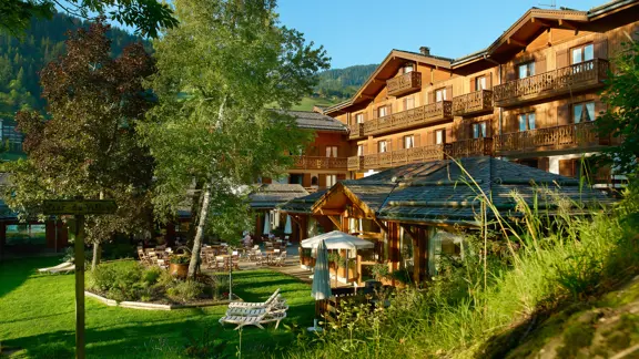 Hotel Beauregard La Clusaz Exterior Summer