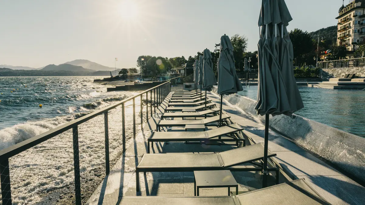 Hotel La Palma Stresa Infinity Pool By Lake Maggiore