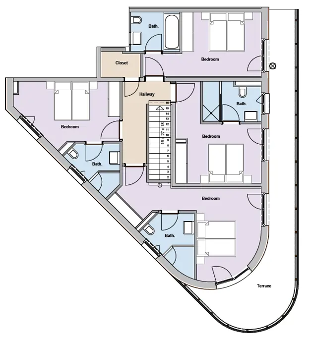 Chalet Rendl Floor Plan 2