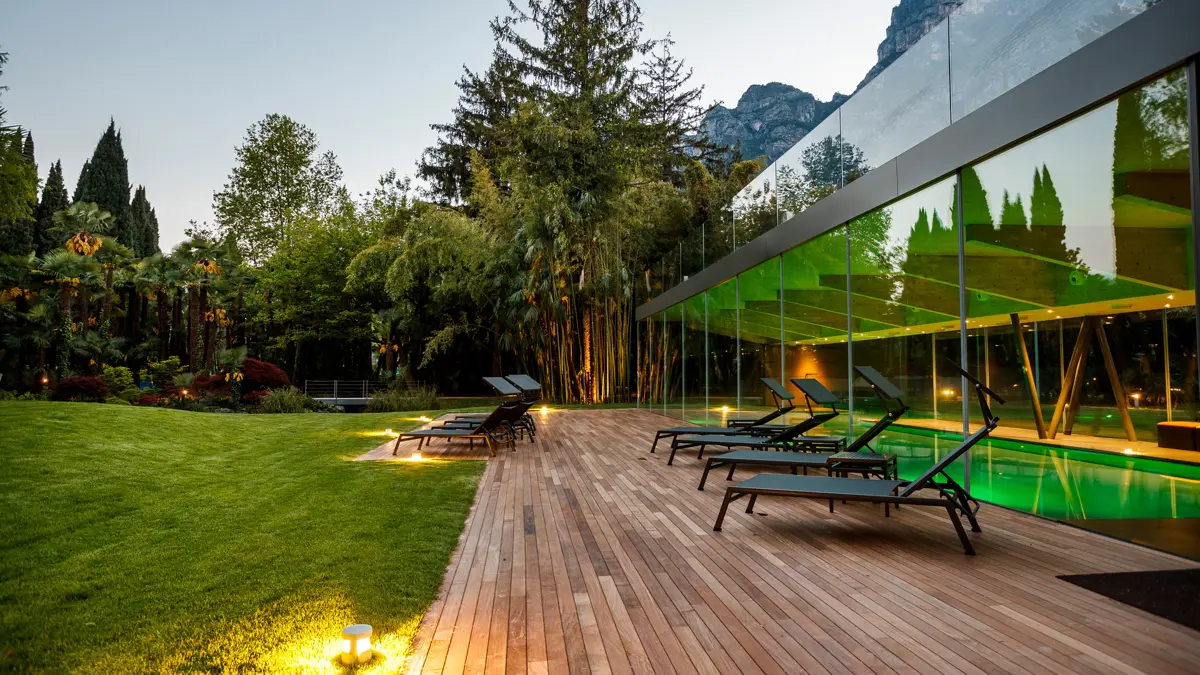 Du Lac Et Du Parc Hotel Riva Del Garda Indoor Pool Terrace