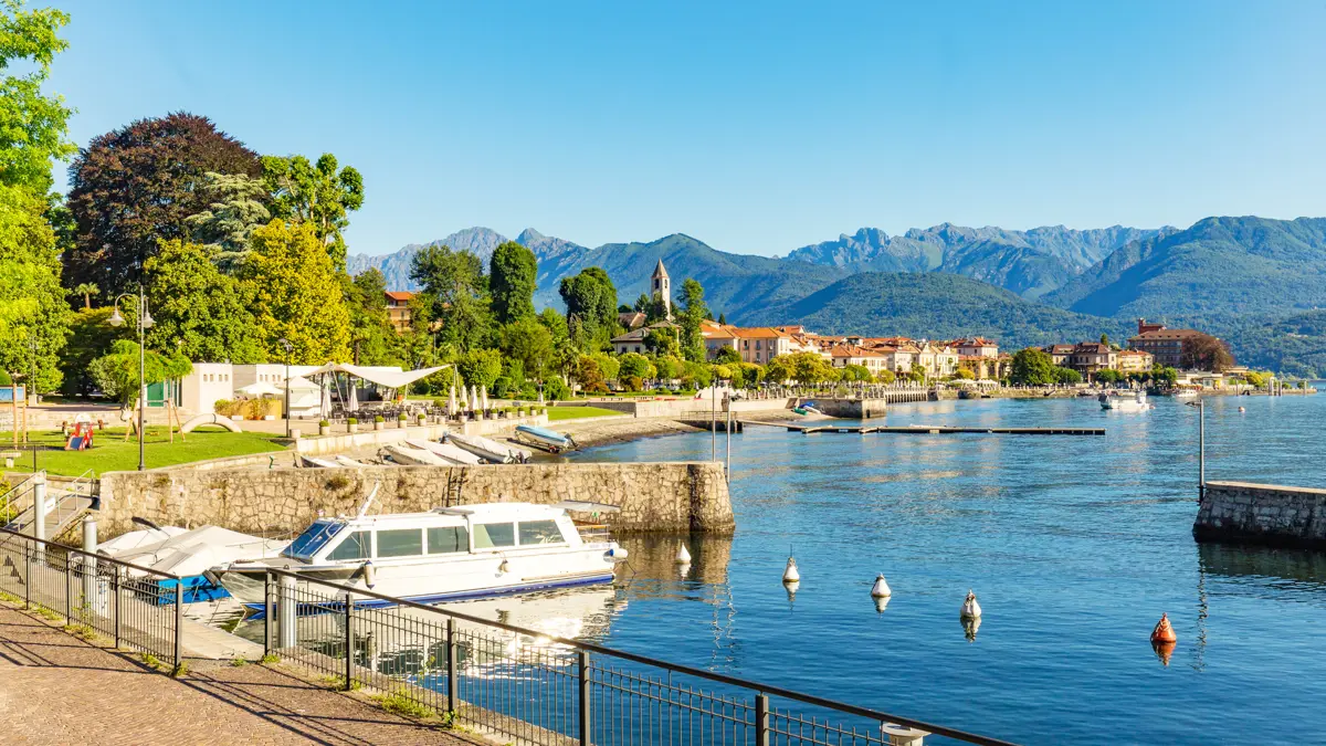 Baveno Lake Maggiore Lakeside Promenade