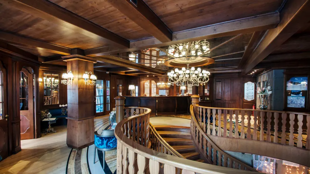 Inghams Italy Dolomites Madonna Di Campiglio Hotel Cristal Palace Reception [1]