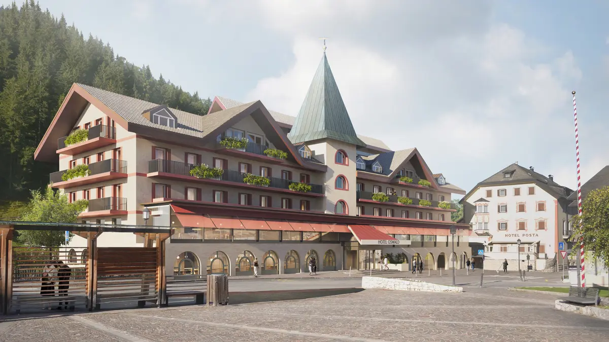 Oswald Grand Hotel Selva Dolomites Italy Exterior