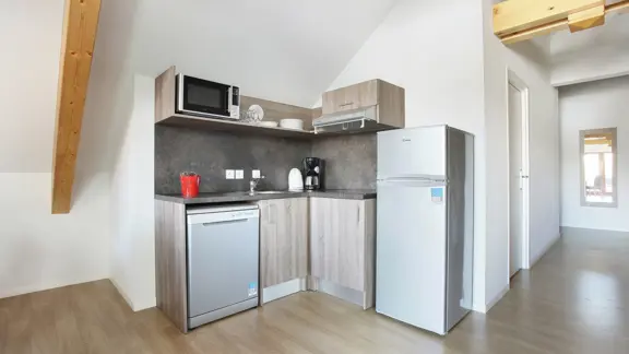 Standard apartment kitchenette