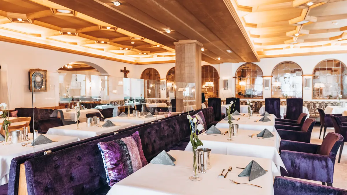 Alpina Deluxe Resort Obergurgl Restaurant Area