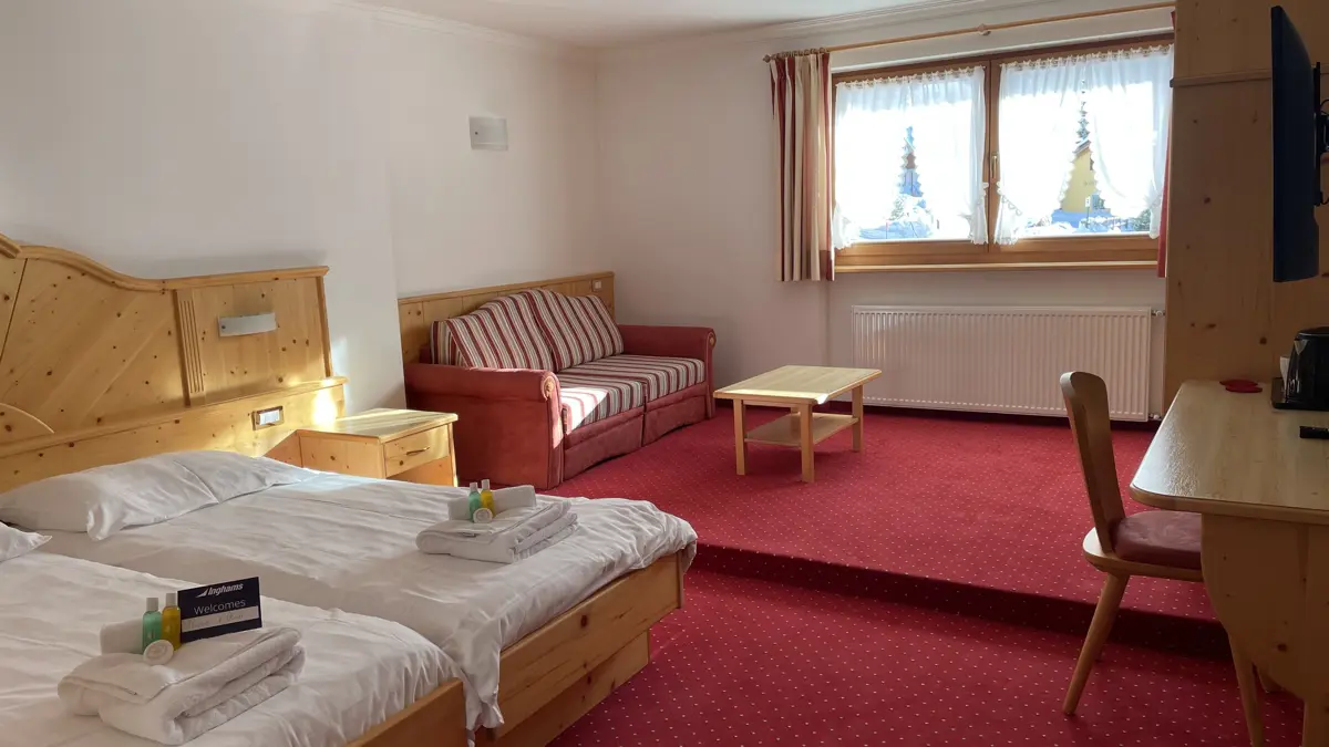 Inghams Italy Dolomites Selva Chalet Soldanella Room 26 1St Floor SE Facing