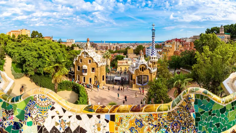 A scenic view of a landscape