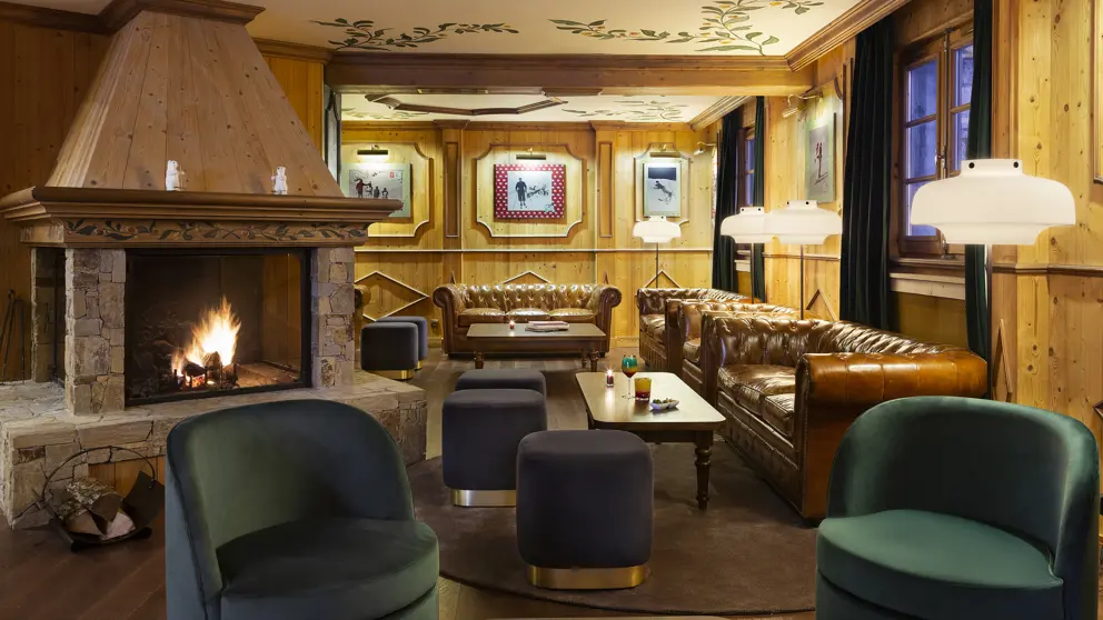 Ours Blanc Hotel And Spa Les Menuires Lounge [3]