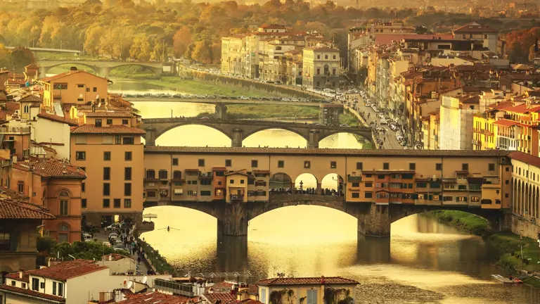 A scenic view of a landscape