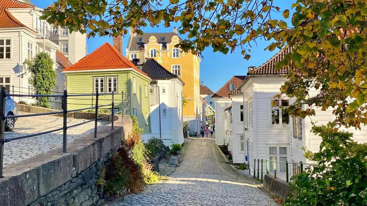 Bergen Norway Streets Around Bergen
