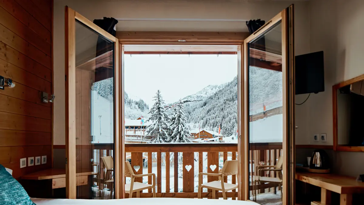 Hotel Grangettes Meribel Balcony View
