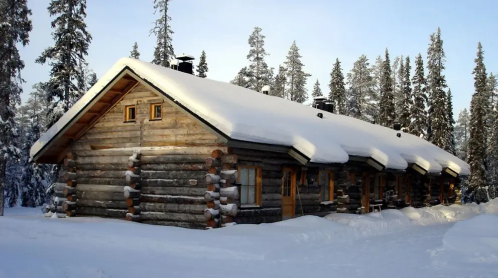 Yllas Log Cabins Three Bedroom Yllasniesta Cabin Exterior [8]