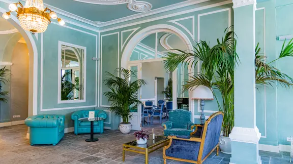 Grand Hotel Menaggio Lake Como Italy Lounge Area