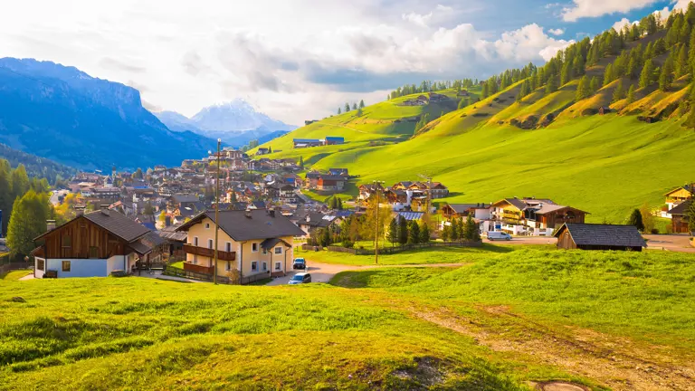 A scenic view of a landscape