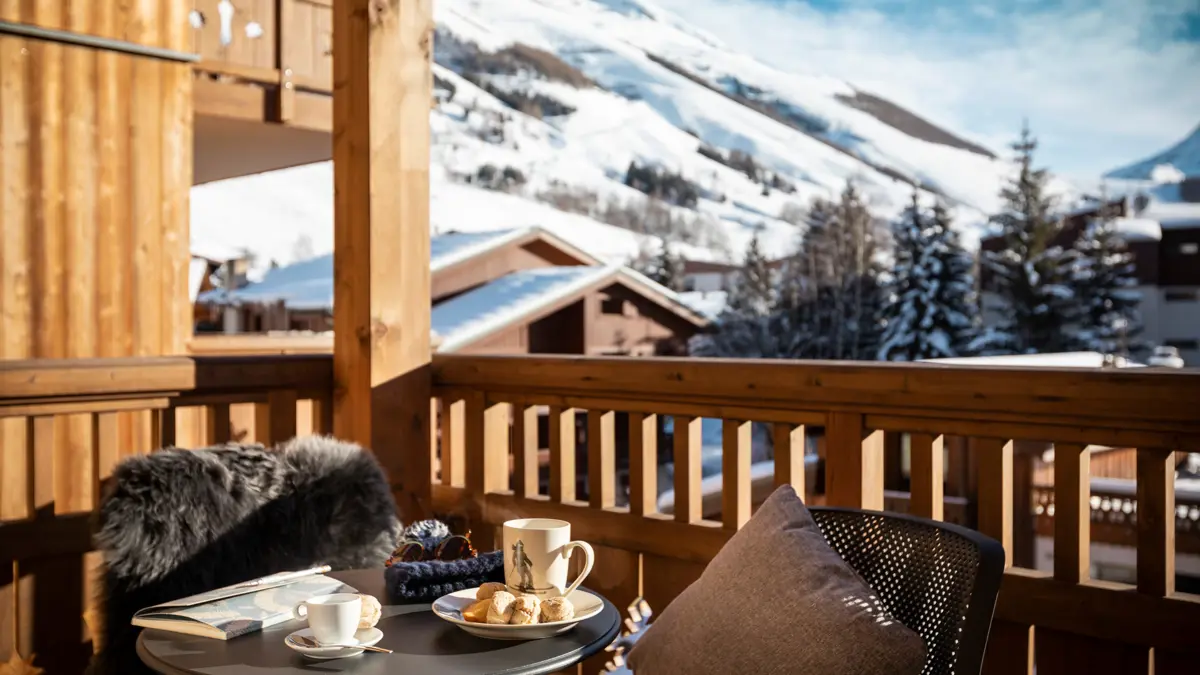 Residence Neige Et Soleil Les Deux Alpes Apartment Balcony 2