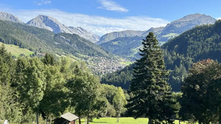 A scenic view of a landscape