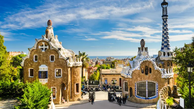 A scenic view of a landscape