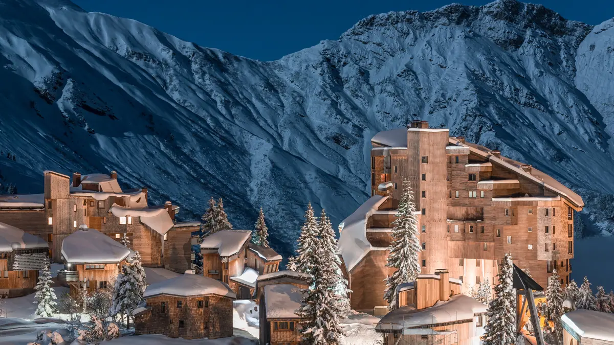 Avoriaz Portes Du Soleil Resort By Night Avoriaz 1800