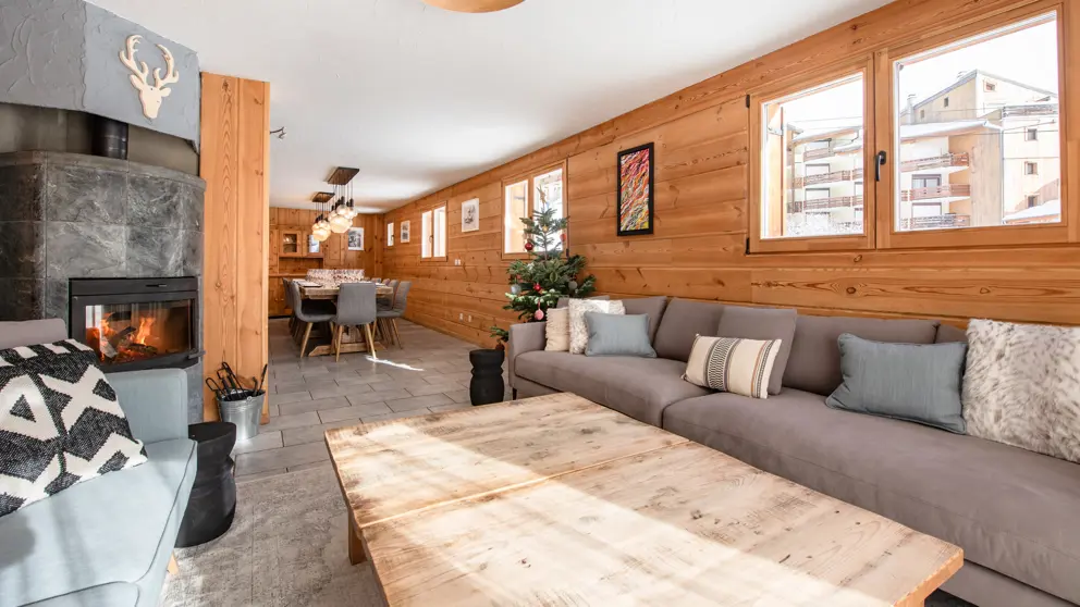 Chalet La Breche Alpe d'Huez Lounge 2 [1]