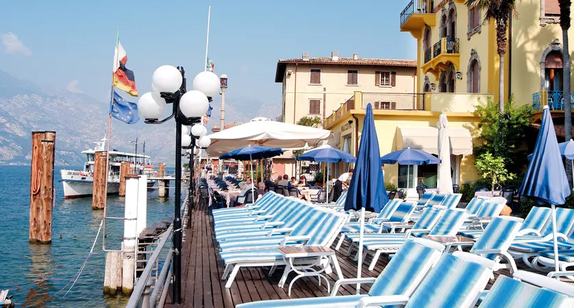 Hotel Malcesine, Malcesine, Lake Garda, Italy, Sun Terrace [4]