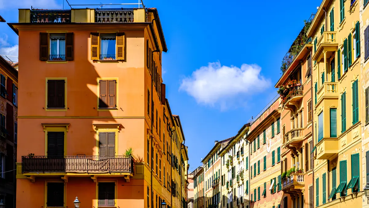 Santa Margherita, Liguria, Italy, Colourful Buildings