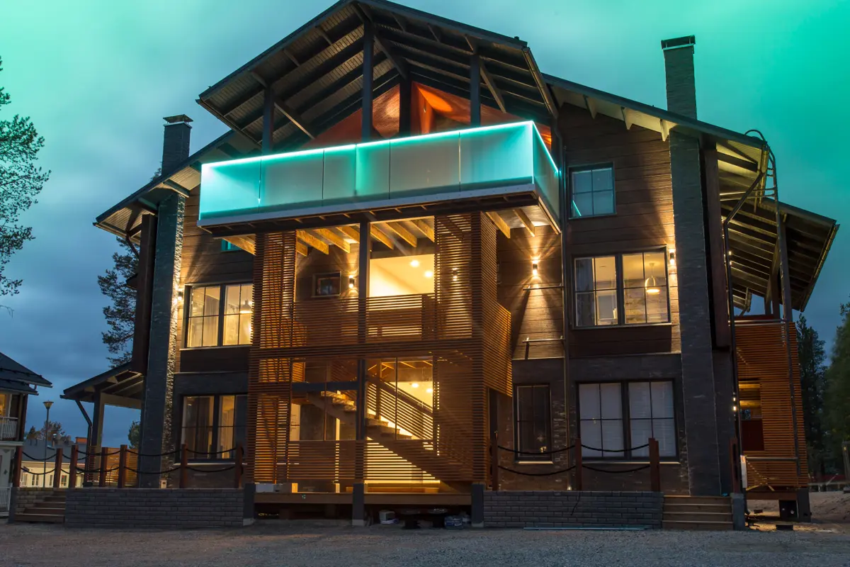 Sirius And Orion Apartmets Levi Exterior Night