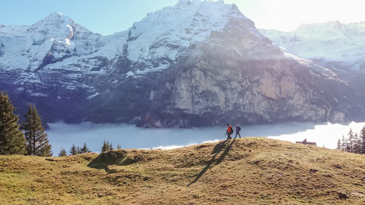 Hiking Above The Clouds ©Jungfrau Region Tourism