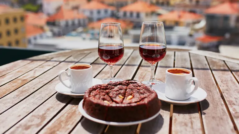 A scenic view of a landscape