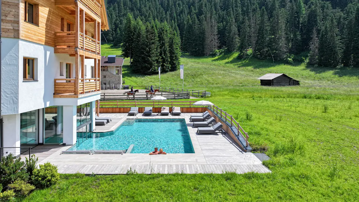 Hotel Pozzamanigoni Selva Outdoor Wellness Area